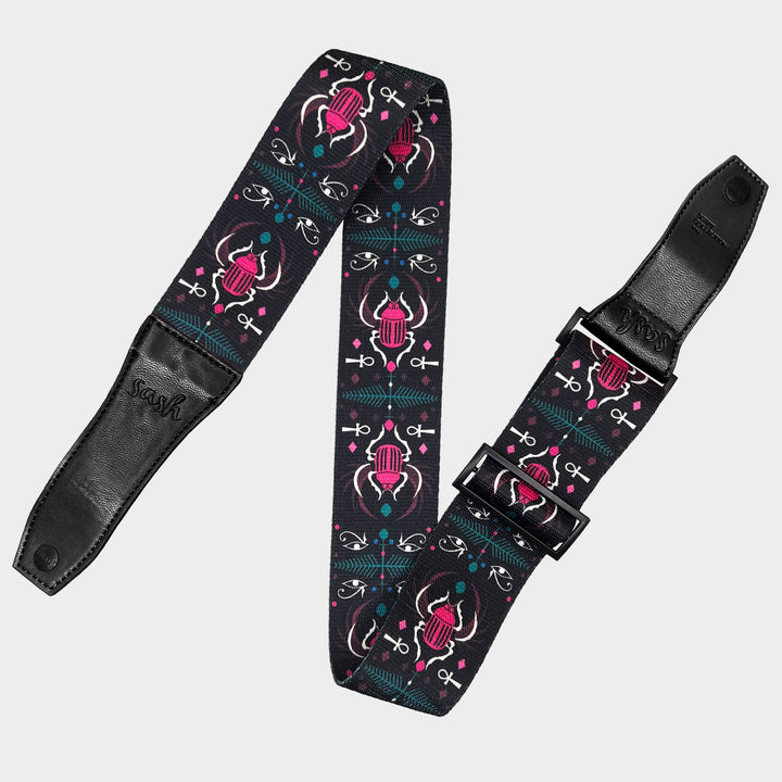 Black Egypt Printed Strap