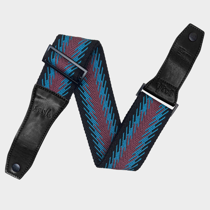 Fig and Black Woven Strap
