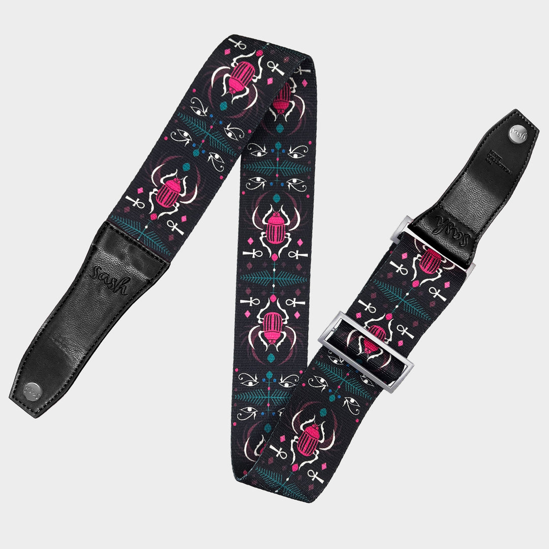 Black Egypt Printed Strap