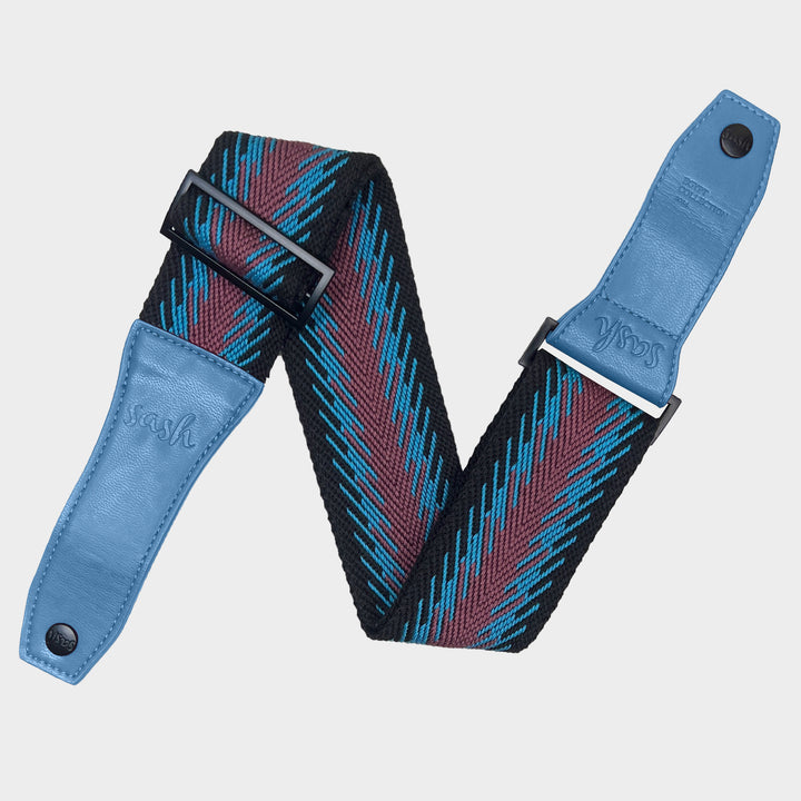 Fig and Black Woven Strap