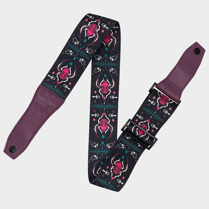 Black Egypt Printed Strap