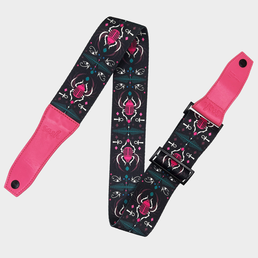 Black Egypt Printed Strap