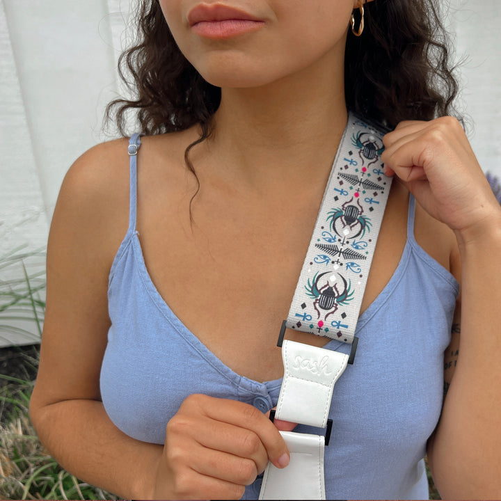 Alabaster Egypt Printed Strap