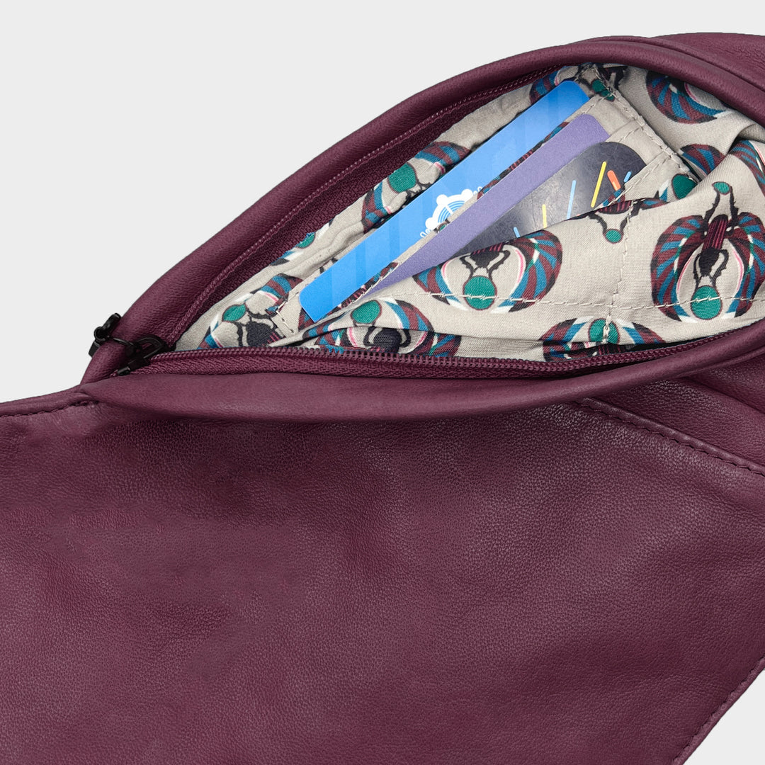 (LIVE) Fig Leather Sash Bag