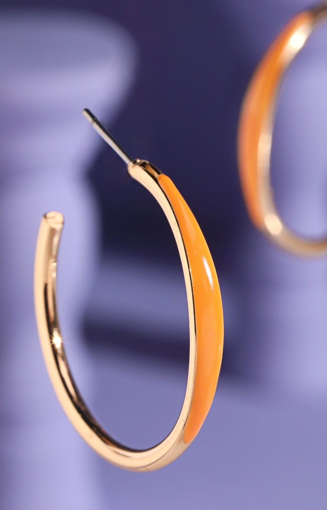 C-Hoop Earrings