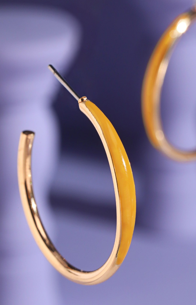 C-Hoop Earrings
